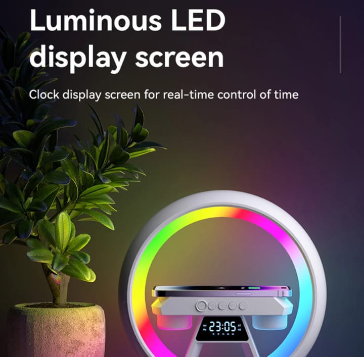 LED Wireless Charging Speaker